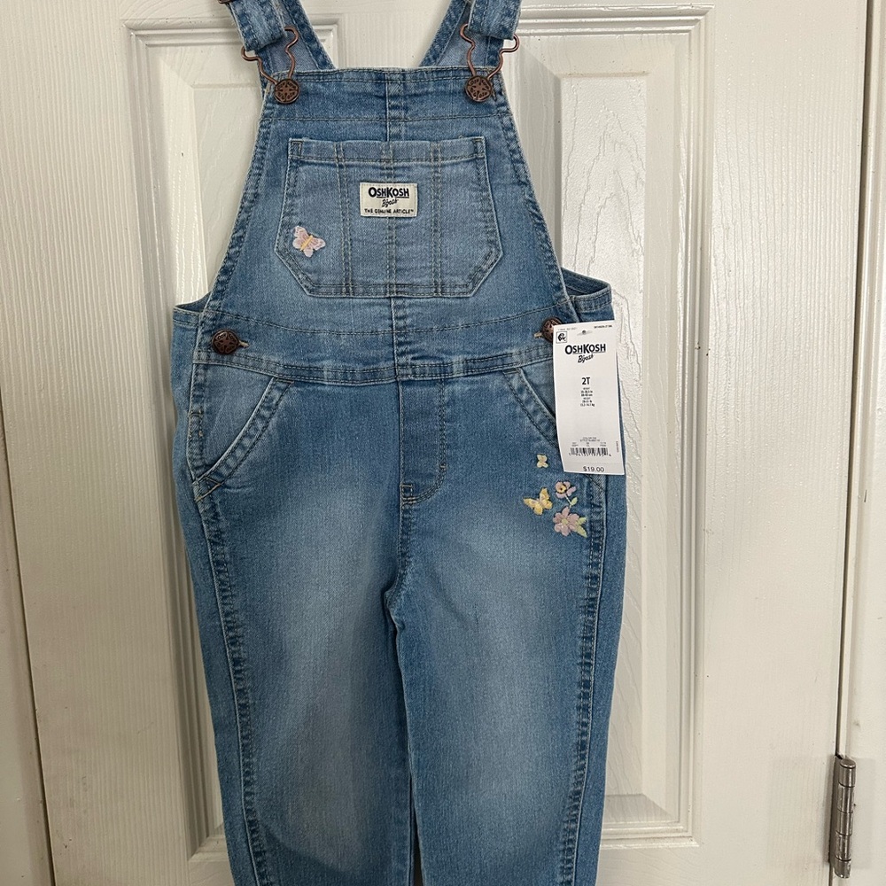 OshKosh B'gosh Kids Light Blue Denim Overalls